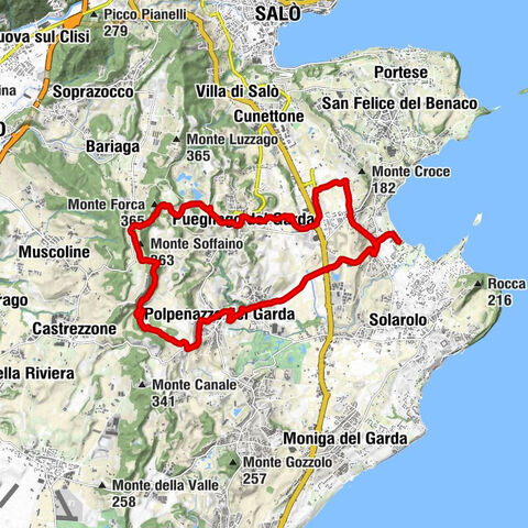Premiumtrails um Puegnago - kurz und knackig
