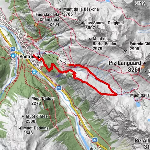 Alp Languard - Paradis Hut - Pontresina