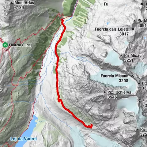Val Roseg - Tschierva Hut
