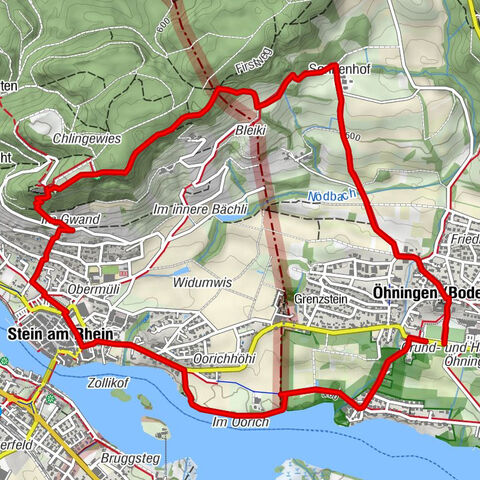 Cross-border adventure trail Öhningen - Stein am Rhein