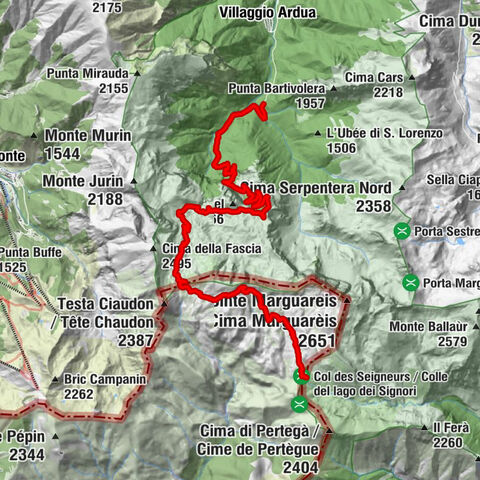Tour of Marguareis | Stage 5 Don Barbera refuge - Pian delle Gorre