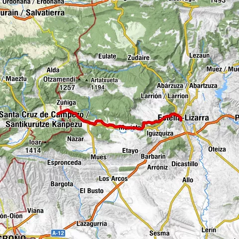Navarra - Camino Natural - Vía Verde del Ferrocarril Vasco-Navarro