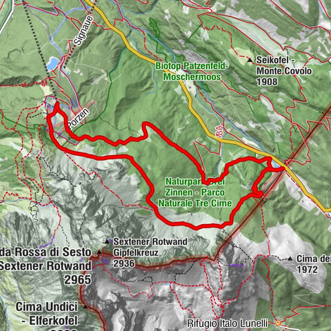 Rotwandwiesen kreuzbergpass rundweg