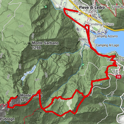 Monte Corno: the balcony above Lake Ledro