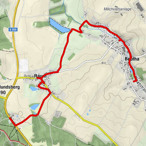 Historická tematická turistická stezka Beutha-Raum