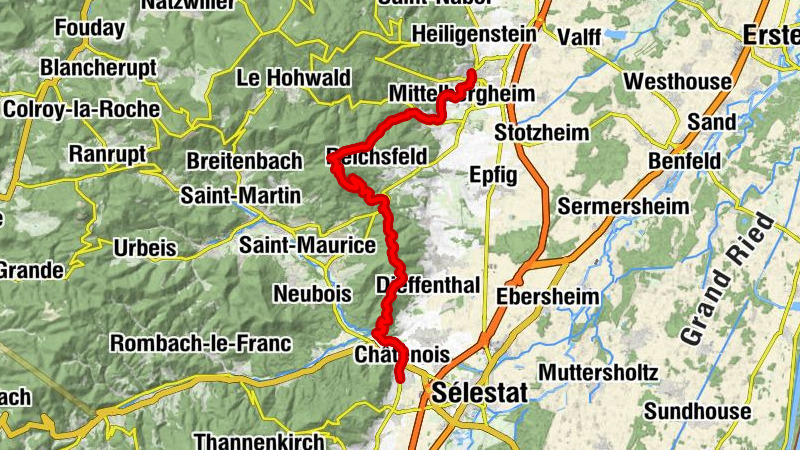 Crossing the Vosges Mountains - Stage 11 - Barr - Châtenois