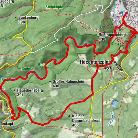 Thale - Bodetal - Treseburg - Hexentanzplatz Runde, Deutschland