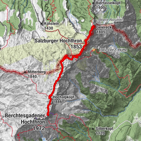 Untersberg Bahn - Salzburger Hochthron - Berchstendgadener Hochthron