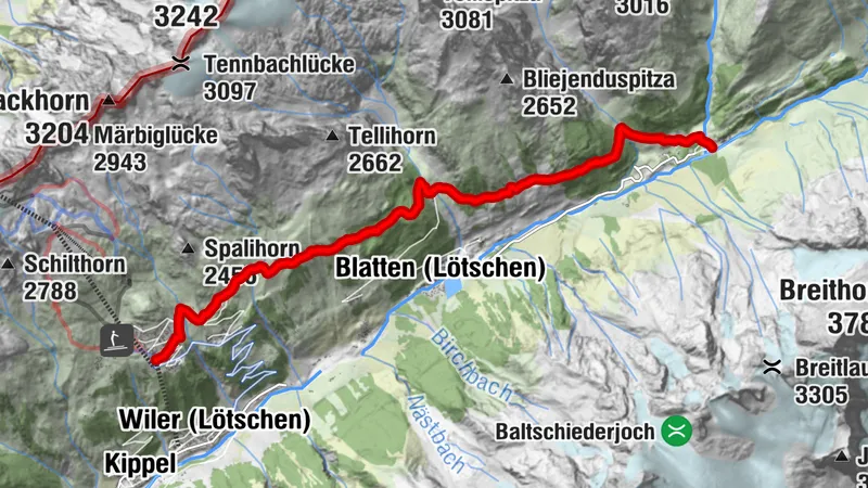 Lötschentaler legend route
