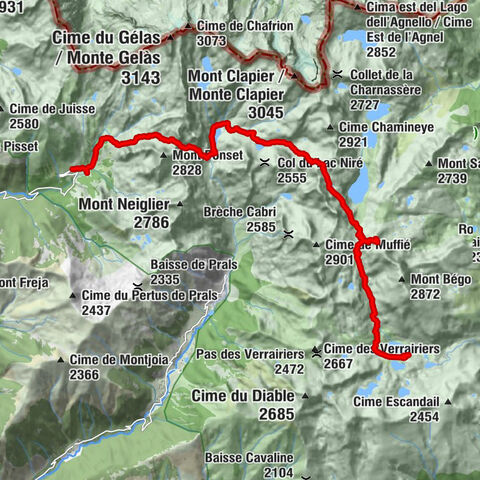 Goldtoni - Alpenbogen A104 Refuge des Merveilles-Refuge de la Modena de Fenestre
