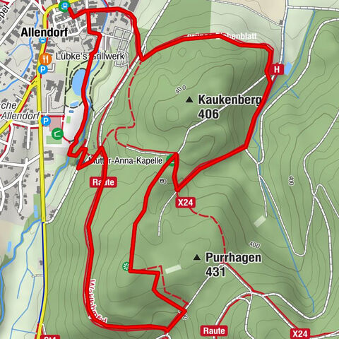 Forest education and adventure trail in Sundern-Allendorf