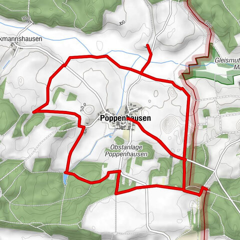 Circular hike - Poppenhäuser Panorama route - Heldburger Land