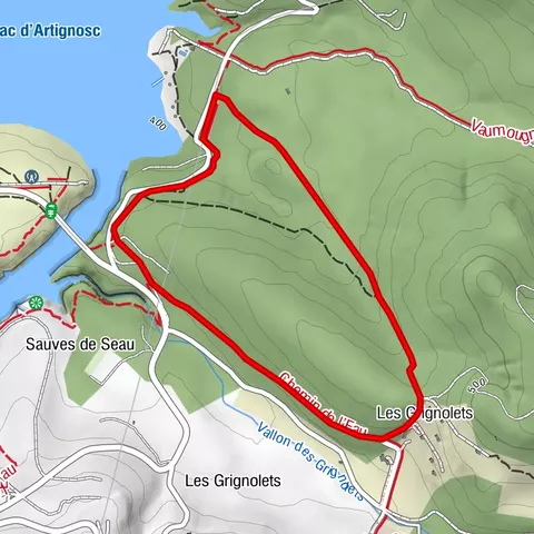 FCF MTB site - Provence Verdon - Track 44 - Green - Artignosc-sur-Verdon