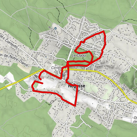 FCF MTB site - Provence Verdon - Track 47 - Green - Régusse