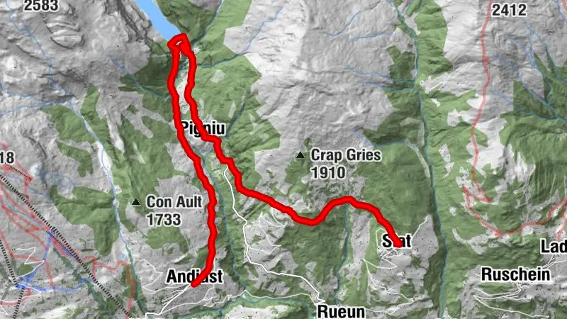 Via Glion Stage 2: Siat - Andiast