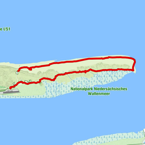 Norderney Ostende Wanderung