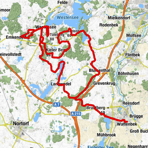 Offroad im Naturpark Westensee lang