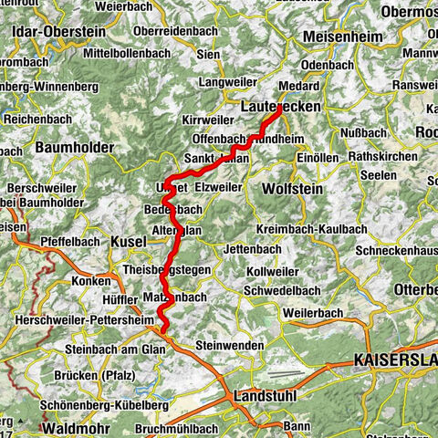 Glan-Blies-Radweg | Familientour »Störche,Kirchen & Draisinen«