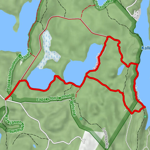 Kalliojärvi trail, Lapakisto, Lahti