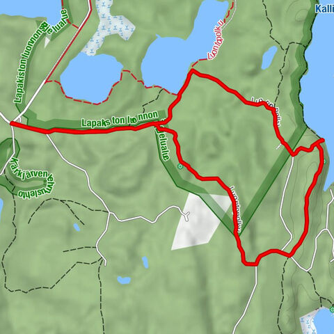 Mustavuorenpolku, Lapakisto, Lahti