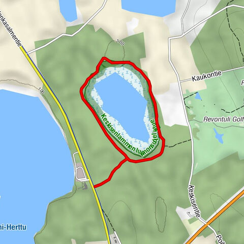 Keskisenlampi nature trail and bird tower, Hankasalmi