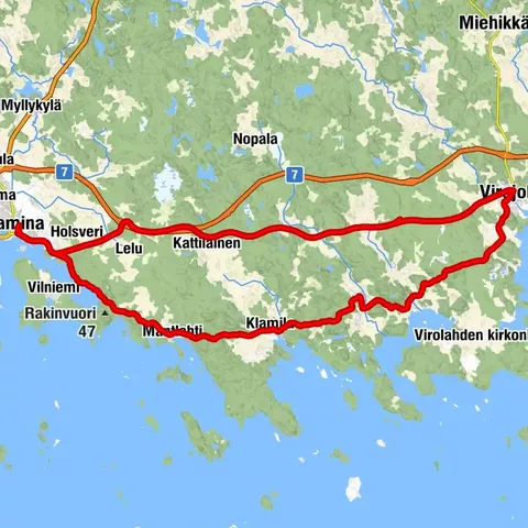 Museum Road cycling trip, Hamina and Virolahti