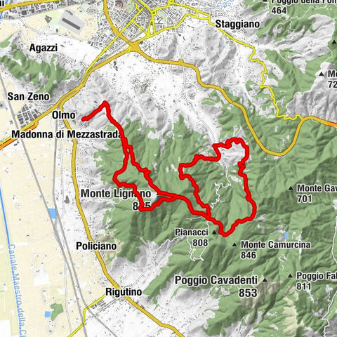 Bike&Trek Park Monte Lignano (Arezzo): Il Primitivo e dintorni