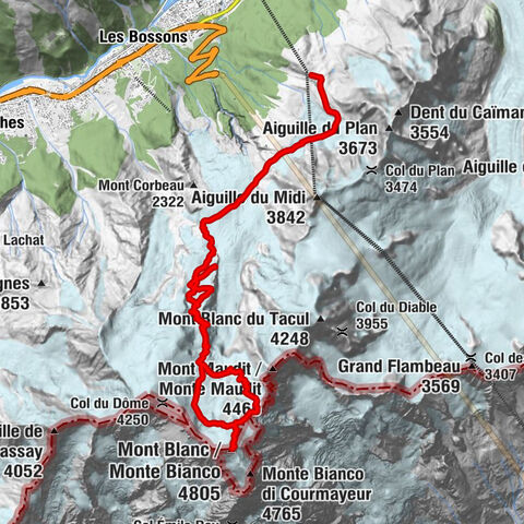 Mont Blanc Skitour