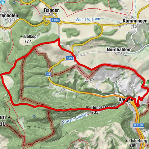 SchweizMobil 593: Nordspitze Panoramaweg