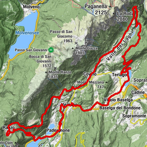 Valle dei Laghi Trail-Tour