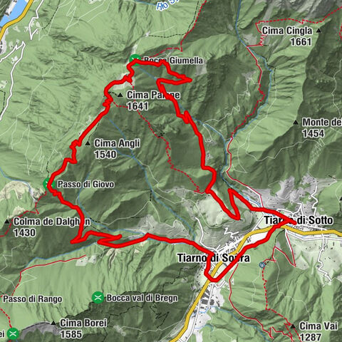 Bocca Giumella Trail - Tour