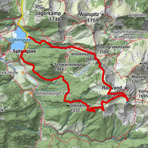 Wanderung zu Rotwand Hütte