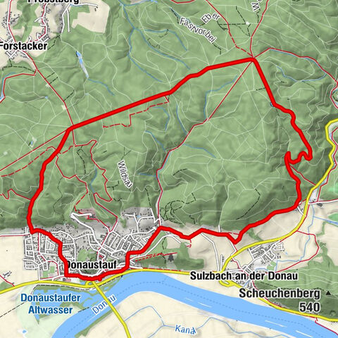 Donaustauf, Hoher Markstein, Silberweiher, Hammermühle