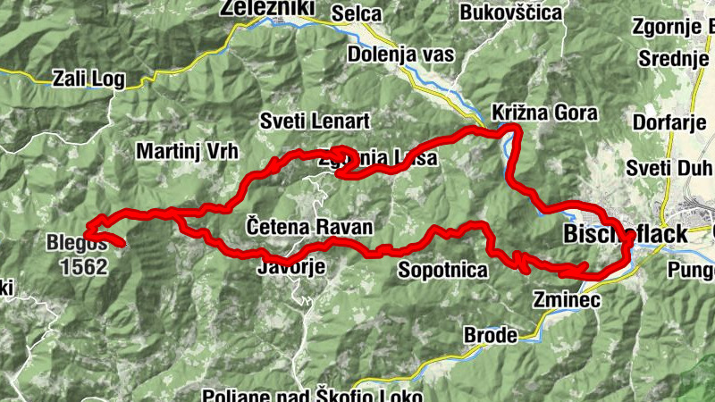 Skofia Loka - Blegos-Tour mit Wanderung auf den Blegos
