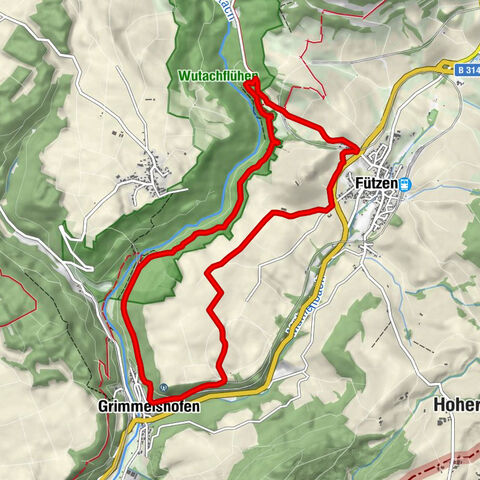 Sauschwänzle Weg, Fützen Baden-Württemberg