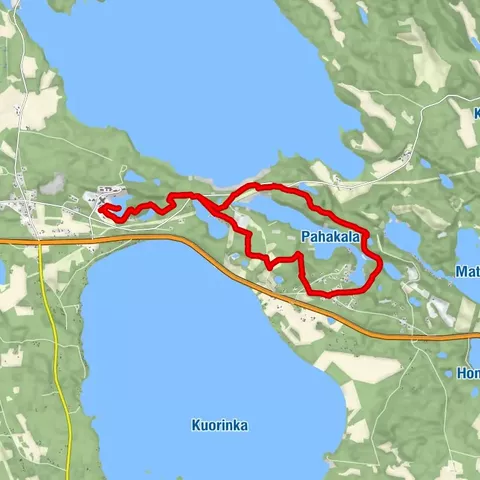 Pahakala Trail, Liperin Kinttupolut