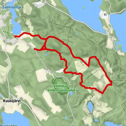 Pesävaara Trail, Liperi's Kinttupolut