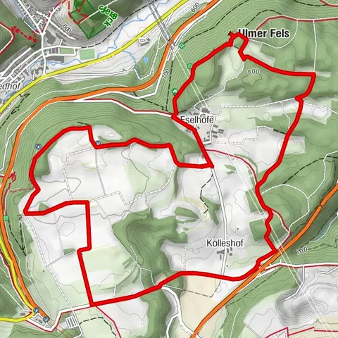 Eselhöfe Route