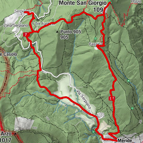 Meride - Top of Monte San Giorgio - Meride