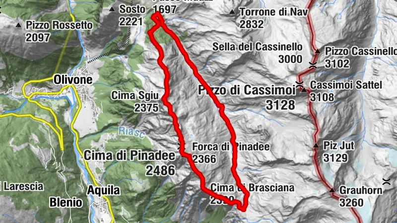 Carassino Valley Via Alta