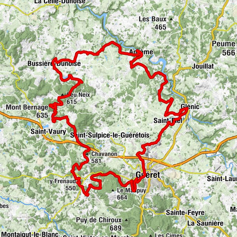 GRP des Monts de Guéret - Water loop
