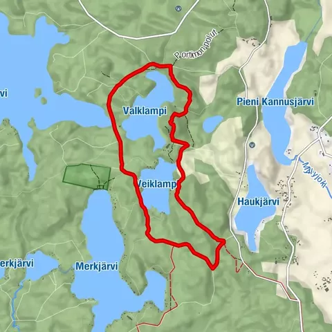 Portimon trails - Valklampi-Veiklampi route, Hamina
