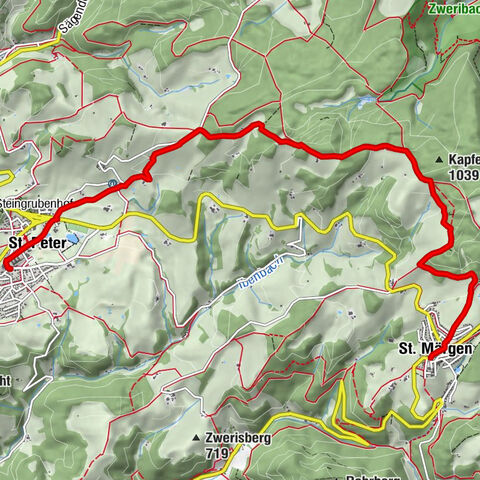 Panorama Trail from St. Märgen to St. Peter