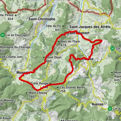 M12 Mountain Bike Tour B2 from Monsols to Ouroux