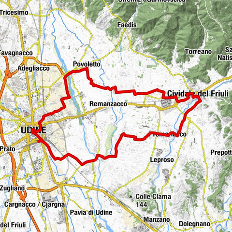 Okruh Udine a Cividale (R037)