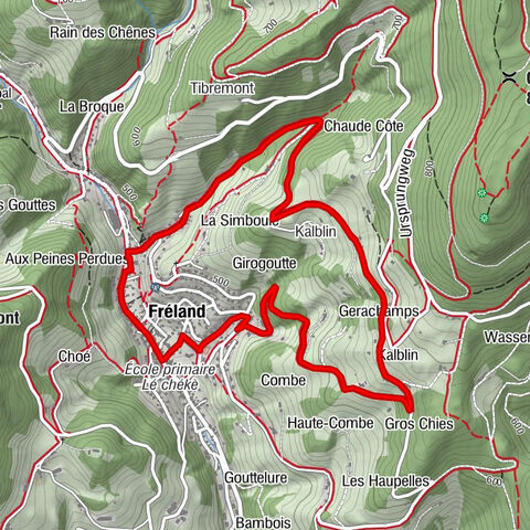 Circuit rando - sur les hauteurs de Fréland