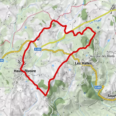 Circuit VTT n°120 bleu : Autour de la Thoranche