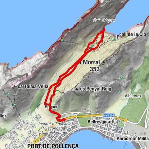 Wanderung Cala Bóquer Pollença, Mallorca