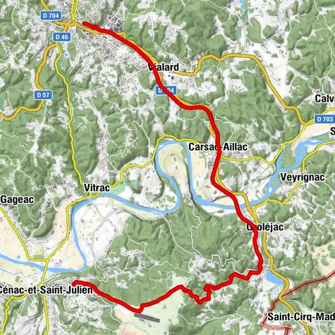 Chemin de Barker en Vallée Dordogne Etape 1