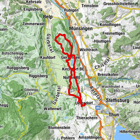 Belpberg route (SchweizMobil 361)